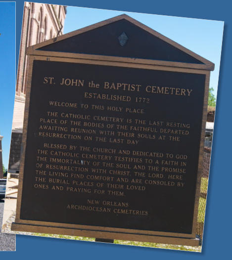 St. John the Baptist Cemetery + Church, Edgard, LA