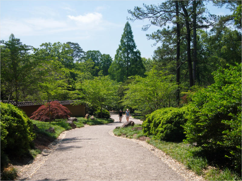 Japanischer Garten im Botanischer Garten - Birmingham, AL