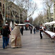 unterwegs auf der Ramblas