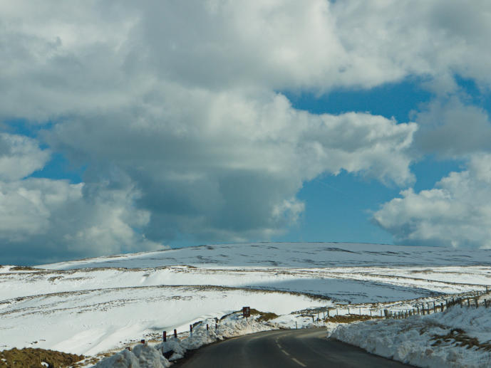Snow, Nordirland (Großbritannien)