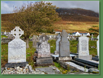 Slievemor Cemetery - Achill Island, Irland