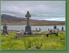 Der alte Friedhof von Kildavnet - Achill Island, Irland