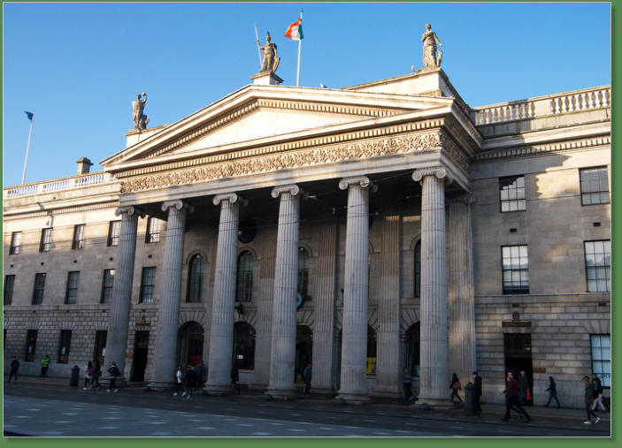Postgebäude in Dublin, IR