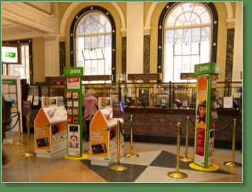 Postgebäude in Dublin, IR