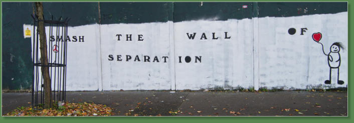 Peace Wall - Belfast, Nordirland
