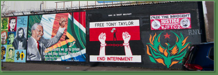 Internationale Peace Wall - Belfast, Nordirland