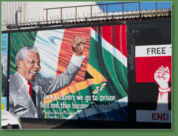 Internationale Peace Wall - Belfast, Nordirland