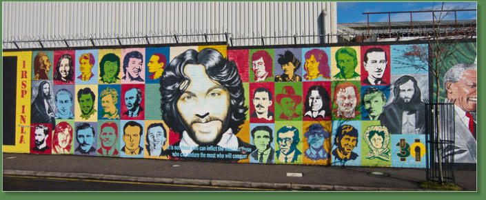 Internationale Peace Wall - Belfast, Nordirland