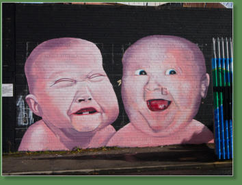 Internationale Peace Wall - Belfast, Nordirland