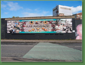 Internationale Peace Wall - Belfast, Nordirland
