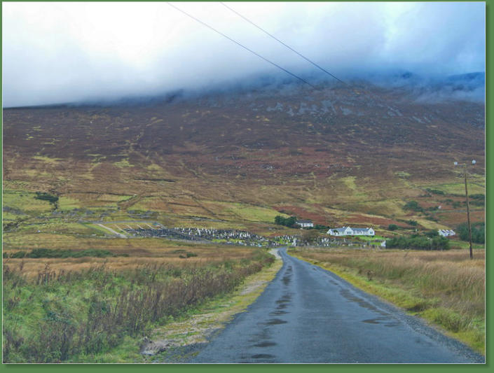 Das verlassene Dorf bei Slievemore - Achill Island, Irland