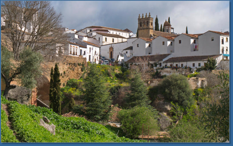 Blick auf El Mercadillo, Ronda, ES