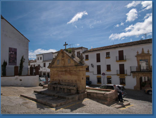 Iglesia de Padre Jesus + Fuente de los Ocho Canos, Ronda, ES
