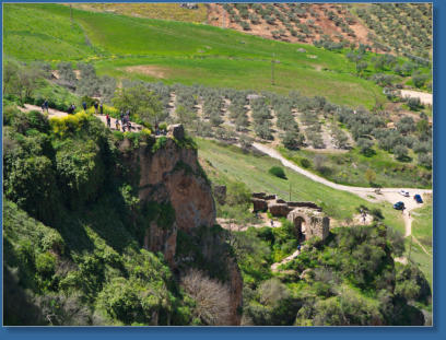 Blick in die Schlucht, Ronda, ES
