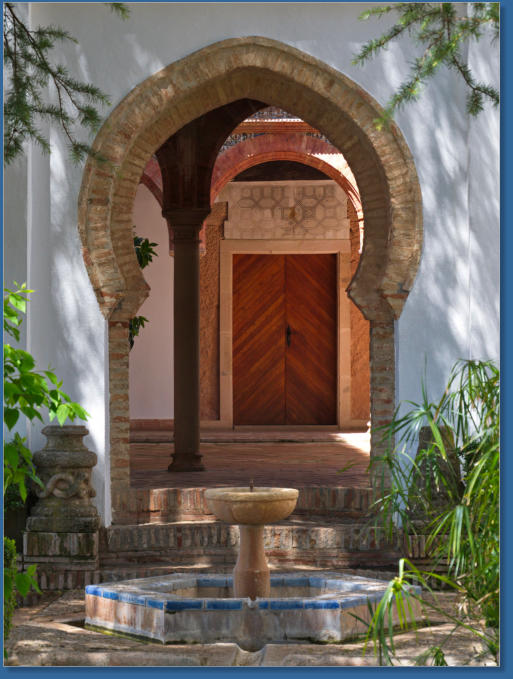 Garten des Palacio de Mondragón, Ronda, ES