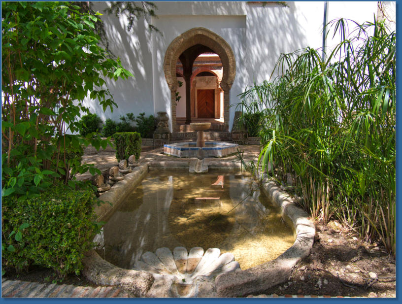 Garten des Palacio de Mondragón, Ronda, ES