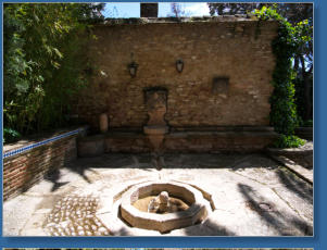Garten des Palacio de Mondragón, Ronda, ES