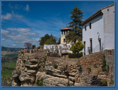 Garten des Palacio de Mondragón, Ronda, ES