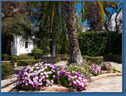 Garten des Palacio de Mondragón, Ronda, ES