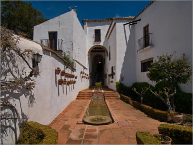 Garten des Palacio de Mondragón, Ronda, ES