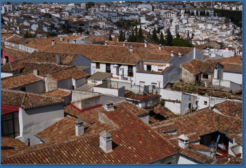 Blick von der Colegiata Santa Maria la Mayor, Ronda, ES