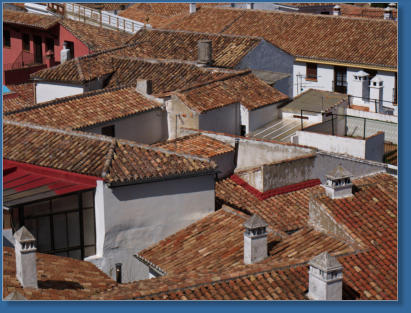 Blick von der Colegiata Santa Maria la Mayor, Ronda, ES