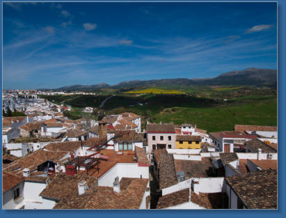 Blick von der Colegiata Santa Maria la Mayor, Ronda, ES