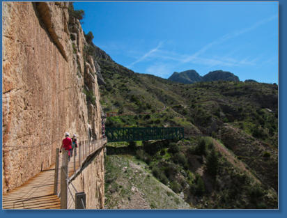 Die letzten Meter am Caminito del Rey, ES