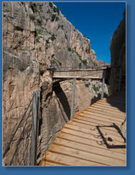Die letzten Meter am Caminito del Rey, ES