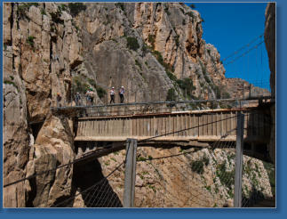Die letzten Meter am Caminito del Rey, ES
