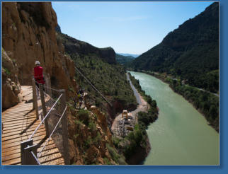 Die letzten Meter am Caminito del Rey, ES