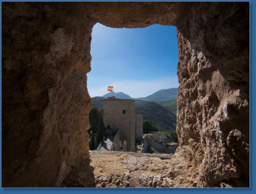 Alcazaba von Antequera, Andalusien, Spanien