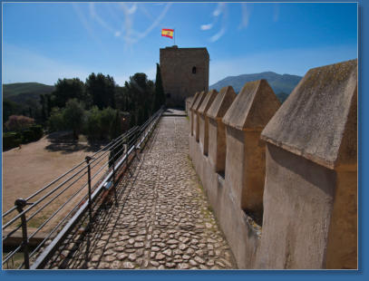 Alcazaba von Antequera, Andalusien, Spanien