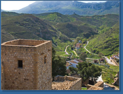 Alcazaba von Antequera, Andalusien, Spanien