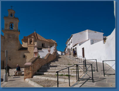 Spaziergang durch Antequera, Andalusien, Spanien