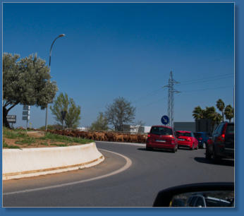 Ausfahrt aus Antequera