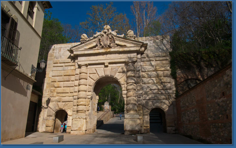 Puerta de las Granadas, Granada, Spanien