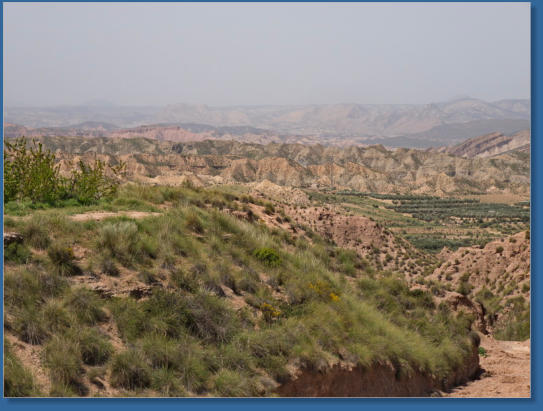 Badlands bei Bácor, Spanien