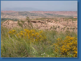 Badlands bei Bácor, Spanien