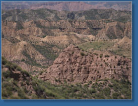 Badlands bei Bácor, Spanien