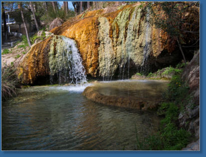 Warme Quelle bei Villanueva de las Torres, Andalusien