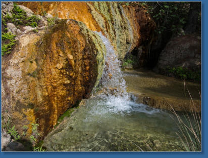 Warme Quelle bei Villanueva de las Torres, Andalusien