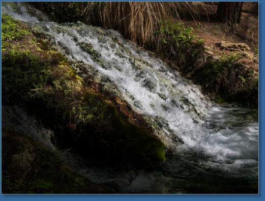 Warme Quelle bei Villanueva de las Torres, Andalusien
