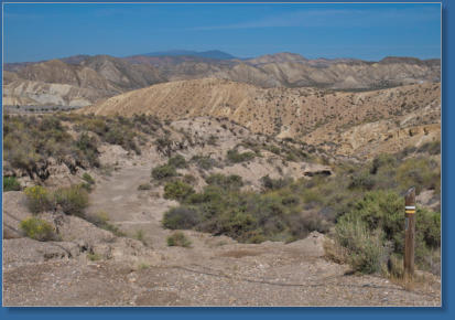 Die Wüste von Tabernas, Andalusien