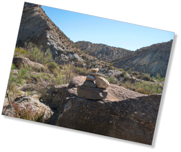 Die Wüste von Tabernas, Andalusien