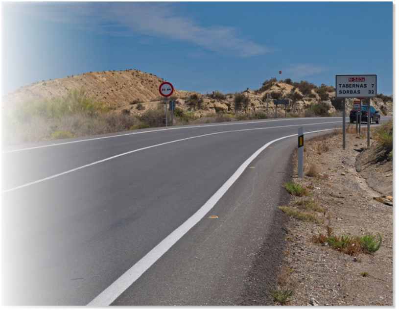 Die Wüste von Tabernas, Andalusien