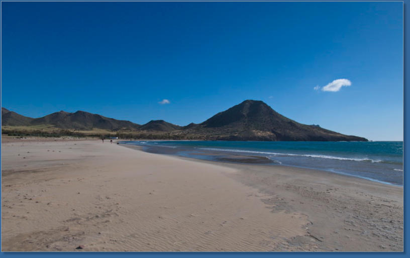 Playa de Los Genoveses,Parque Natural Cabo de Gata-Níjar, Andalusien