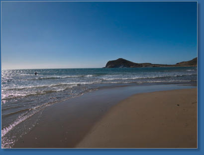 Playa de Los Genoveses,Parque Natural Cabo de Gata-Níjar, Andalusien