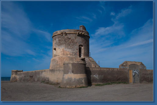 Torreon de Capo de Gata, Andalusien