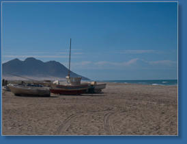 Am Strand von Capo de Gata, Andalusien